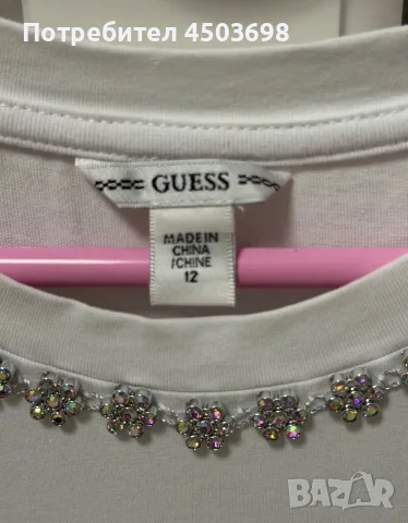 Детска рокля Guess, Размер 12, снимка 5 - Детски рокли и поли - 55600739