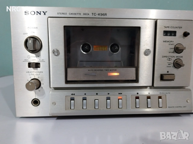 Sony TC-K96R Stereo Cassette Deck, снимка 6 - Декове - 54402827