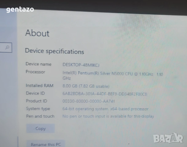 Лаптоп HP 15.6" 8gb ddr4 1TB SSD, снимка 2 - Лаптопи за дома - 54058545