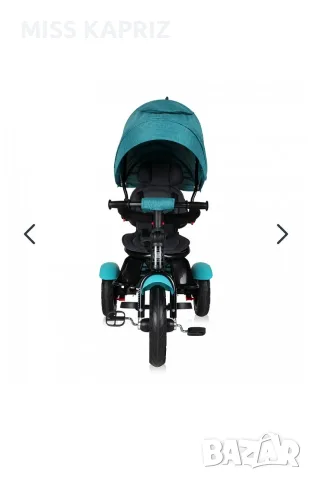 Детска триколка LORELLI Neo Green Luxe въздушни гуми, снимка 3 - Детски велосипеди, триколки и коли - 55588088