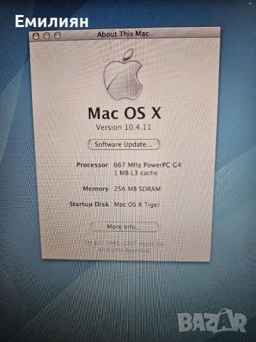 Ретро Apple PowerBook G4 Ti DVi, Mac OS 9, Mac OS X Tiger,  оригинална опаковка, снимка 3 - Лаптопи за дома - 54591792