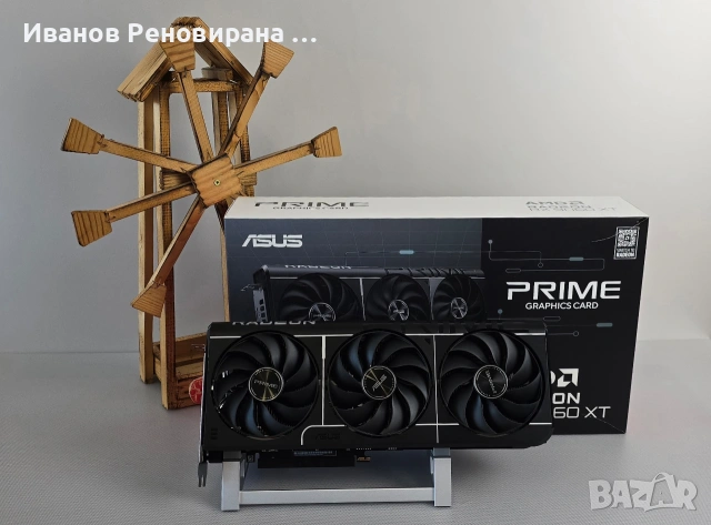 Видео карта Asus Prime RX 9060 XT, 16GB GDDR6 AMD Radeon