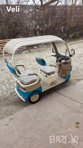 Триколка с покрив 3000W,72V, снимка 4 - Мотоциклети и мототехника - 54159572