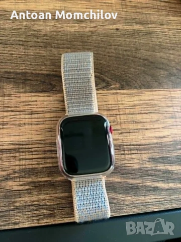 Смарт часовник Apple Watch 7 45mm червен 85% батерия , снимка 3 - Смарт гривни - 54805388