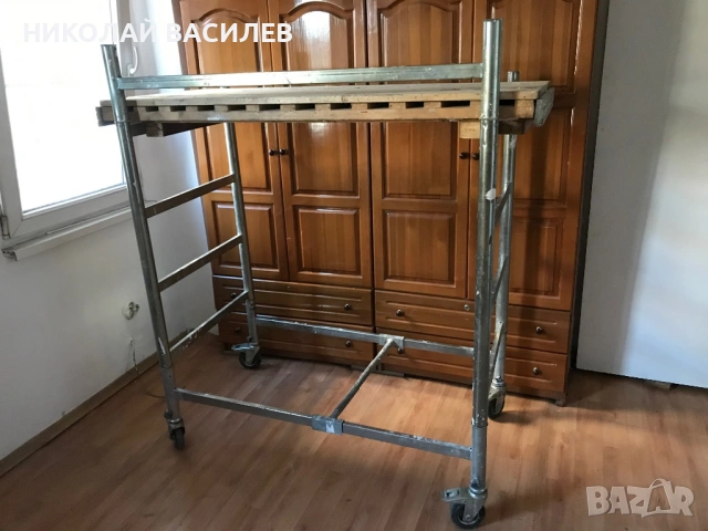 Продава  скеле  /   С  пътека.  и  колелета  / Подцинковано  . , снимка 4 - Други инструменти - 54318194