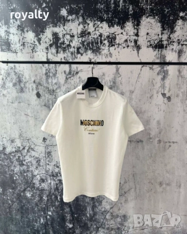 Moschino Нови Мъжки Тениски Два Цвята , снимка 3 - Тениски - 54266095