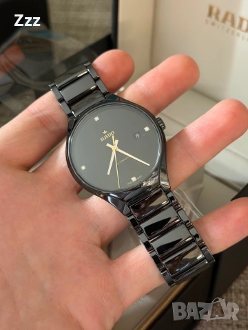Чисто нов автоматичен часовник с диаманти Rado True 40mm , снимка 8 - Дамски - 55003642