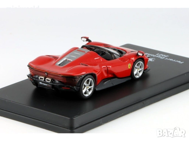 Ferrari Daytona SP3 2021 - мащаб 1:64 на IXO/Altaya моделът е нов в PVC дисплей-кейс, снимка 2 - Колекции - 54187561