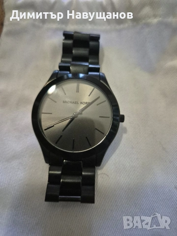 Michael Kors черен часовник , снимка 3 - Мъжки - 54495395