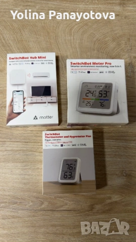Switchbot термометри и хъб