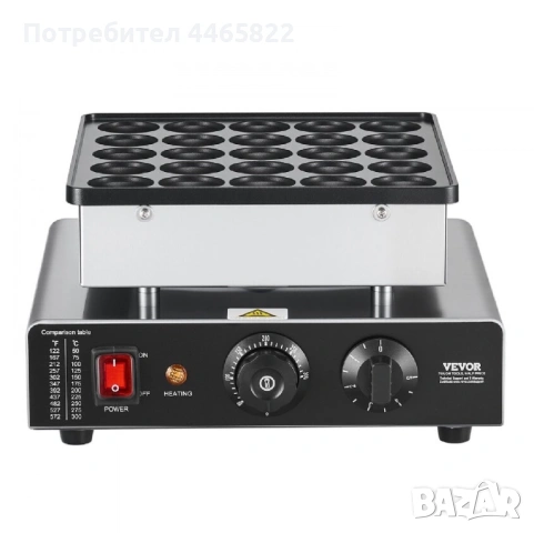 Професионална машина за мини палачинки, снимка 3 - Друго търговско оборудване - 54319473