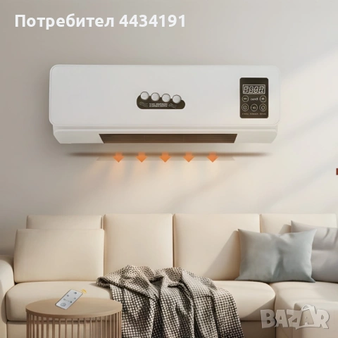 Стенна печка KraftWaagen 3 в 1 – отопление и охлаждане за всяка стая