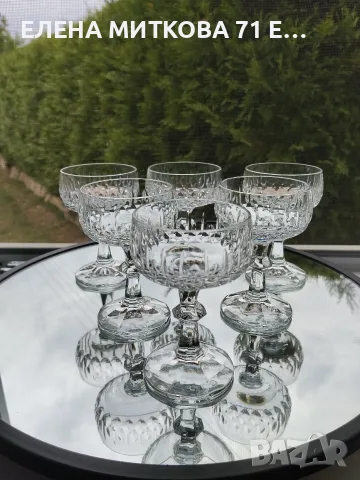 *Schott-swiesel Crystal* масивни чаши за аперитив от оловен кристал, снимка 7 - Чаши - 55317461