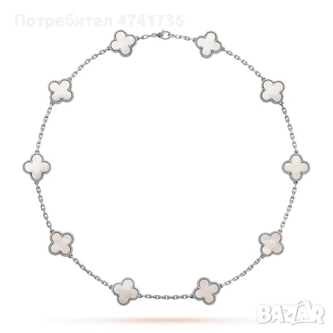 Van Cleef колие 18к позлата / всички разцветки, снимка 4 - Колиета, медальони, синджири - 55674714