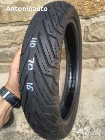 110 70 16 michelin city grip предна гума скутер гуми, снимка 3 - Гуми и джанти - 55121969