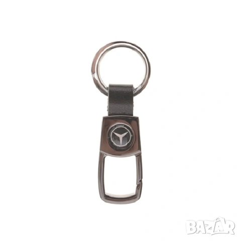  Ключодържател Mercedes / Мерцедес с кожа и метал стилен аксесоар 