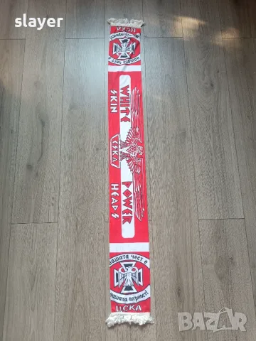 Двулицев шал ЦСКА CSKA SKIN HEADS, снимка 2 - Футбол - 55578768