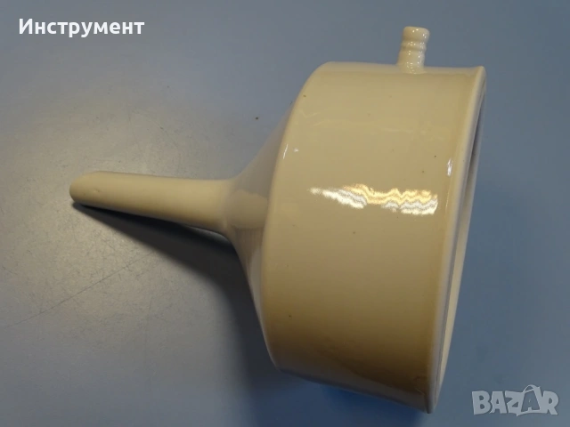 Порцеланова вакуум фуния на Бюхнер Ф210mm Buchner funnel, снимка 9 - Резервни части за машини - 54928393