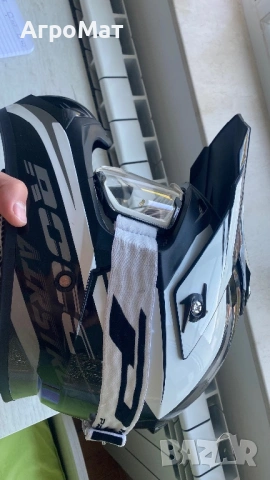 Кросова каска Rocc с очила Pro grip