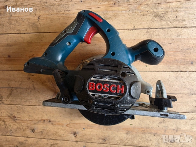 ръчен циркуляр бош bosch gks 18v li