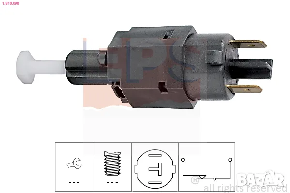 Стоп машинка за OPEL VECTRA 89г.-(всички модели),CALIBRA 2.0-2.5 89г.- № 1.810.098, снимка 3 - Части - 55665505