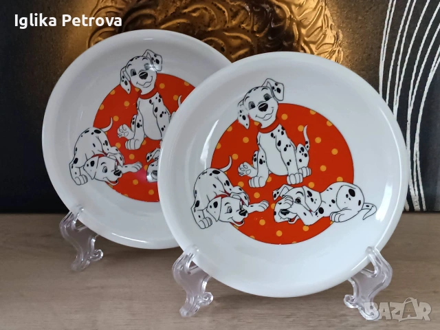 Чинии с детски мотив, снимка 4 - Антикварни и старинни предмети - 55010452