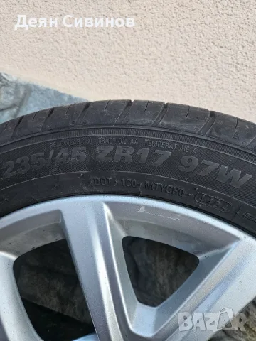 Алуминиеви джанти с летни гуми., снимка 3 - Гуми и джанти - 55539001