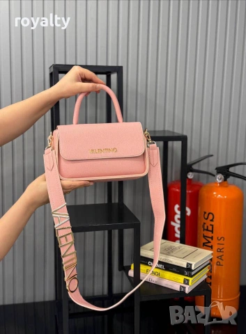 Valentino Нова Кожена Дамска Чанта Валентино Различни Цветове , снимка 7 - Чанти - 55027009