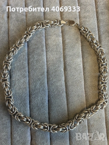 Сребърен ланец 105гр проба 925, снимка 8 - Колиета, медальони, синджири - 54247011