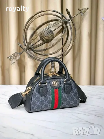 Gucci Нова Дамска Кожена Чанта Гучи Различни Цветове , снимка 5 - Чанти - 55640112