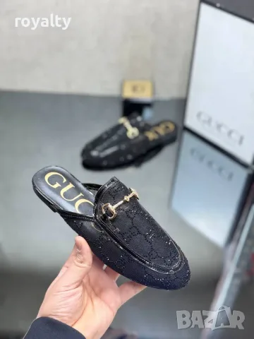 Gucci Нови Дамски Чехли Сабо Гучи Различни Цветове , снимка 2 - Чехли - 55343466