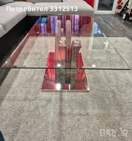 Холна маса - стъклена