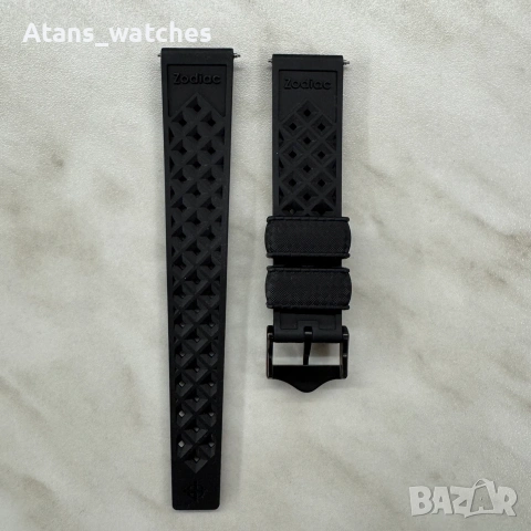 Zodiac ZO0947 Blackout GMT Limited Edition – stealth визия, която не остава незабелязана, снимка 10 - Мъжки - 55190433