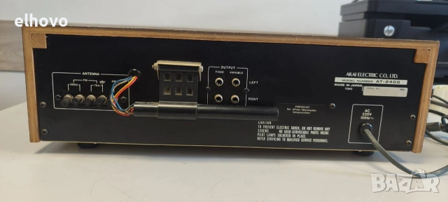 Стерео тунер Akai AT-2400, снимка 5 - Ресийвъри, усилватели, смесителни пултове - 55171225