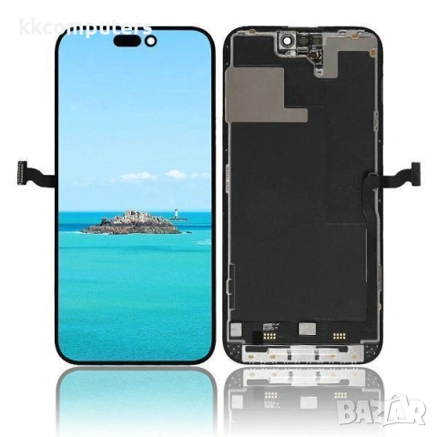 MUSTTBUY OLED Съвместим LCD Дисплей за iPhone 15 Pro 6.1 + Тъч скрийн / Черен / Без Грешка Баркод : 