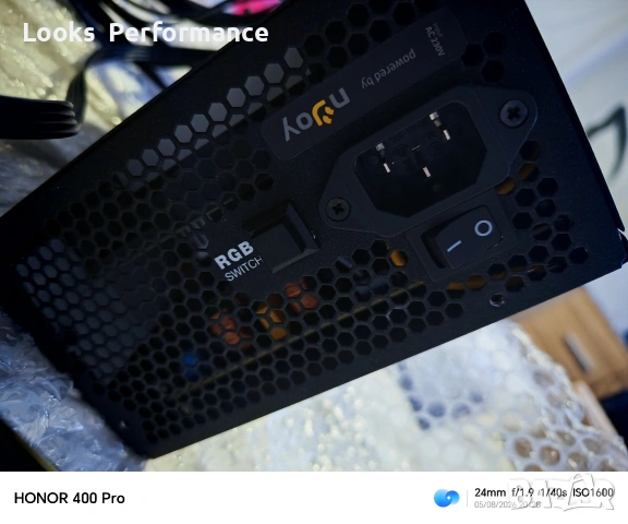 !!!СПЕШНО!!! ARGB Захранване njoy 80+bronze 600W, снимка 3 - Захранвания и кутии - 54513140
