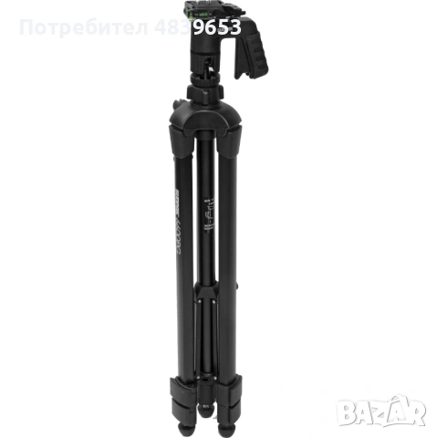 Алуминиев статив Sunpak 6600PG с пистолетна глава и плочка, снимка 3 - Чанти, стативи, аксесоари - 54855029