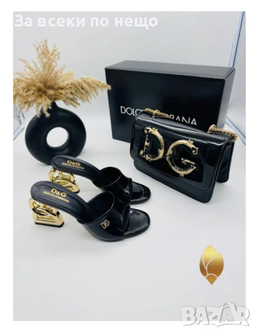 Dolce&Gabbana Дамски Черни Обувки На Ток Долче И Габана Код SK1321