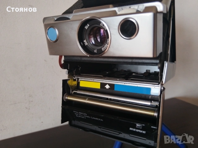 POLAROID SX-70 ALPHA 1 REVUE ХРОМИРАНА СГЪВАЕМА КАМЕРА ЗА МОМЕНТАЛНО СНИМАНЕ. , снимка 14 - Фотоапарати - 54655885
