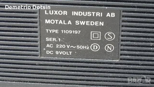 Радио Касетофон LUXOR Motola Sweden, снимка 3 - Радиокасетофони, транзистори - 54932074