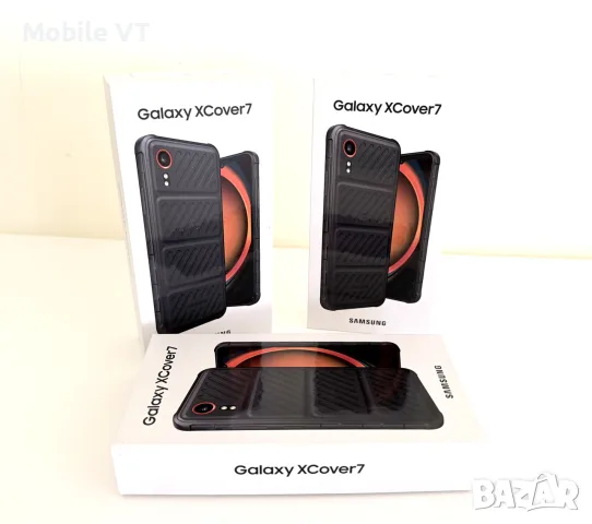 НОВ! Samsung Galaxy XCover 7 128GB 6GB Ram Black  2г.Гаранция!, снимка 2 - Samsung - 55315751