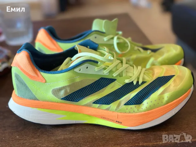 Оригинални Adidas Adizero Adios Pro 2 (Карбон) – Размер 43 1/3 (26.5см, снимка 3 - Други спортове - 55417164