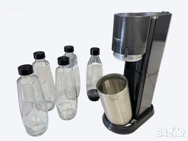 Комплект SodaStream DUO за приготвяне на газирана вода – отлично състояние, снимка 9 - Други - 55532070