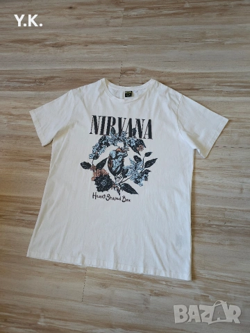 Оригинална мъжка тениска Nirvana Heart-Shaped Box, снимка 2 - Тениски - 54708151