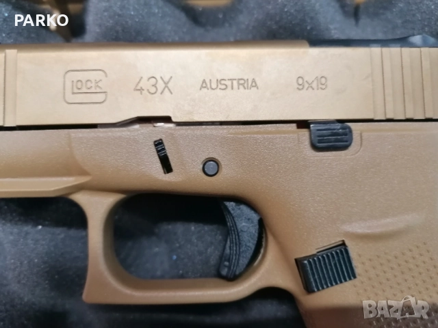 Glock 43 X 9х19 PR MOS Coyote , снимка 3 - Бойно оръжие - 54698486