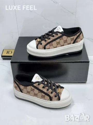 Gucci ⚜️Дамски Кецове , снимка 15 - Кецове - 55605929