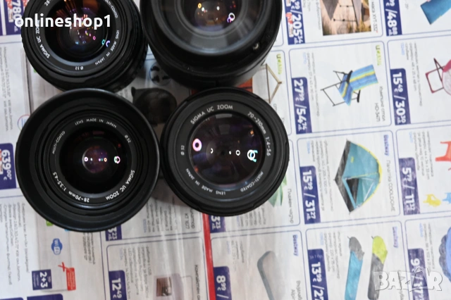 Комплект 4 бр обективи Sigma за Nikon (За почистване / Части) 20 евро за всички, снимка 2 - Обективи и филтри - 55076476