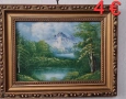 Стари картини във рамки, гоблени и дървени декорации, снимка 13