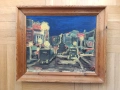 Авторска картина масло, 1948 г., снимка 1