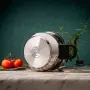Тенджера под налягане Rosberg R51311A7, 7 литра, 2 капака, Индукция, Трислойно дъно, Инокс, снимка 6